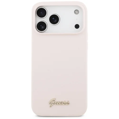 Guess MagSafe silikoninis dėklas iPhone 17 Pro Max, rausvas image 3