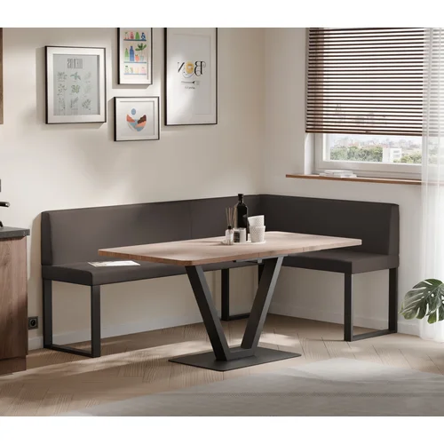 Virtuvinis kampas SANA U 128 × 168 cm, dešinysis, Soft 30 image 1
