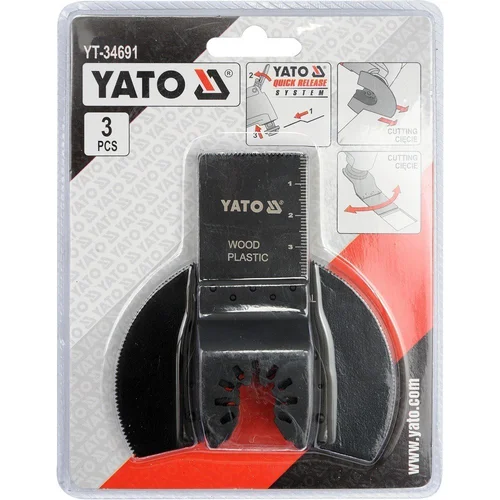 Yato priedai daugiafunkciniam prietaisui – 88mm HSS image 2