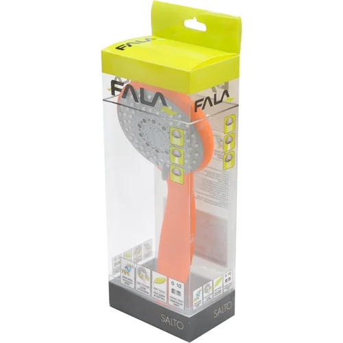 FALA SALTO 3 funkcijų dušo galvutė, 100 mm, oranžinė image 3