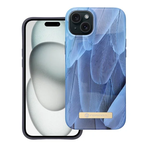 FORCELL F-PROTECT Mirage dėklas iPhone 15 Plus, mėlynas paukštis image 2