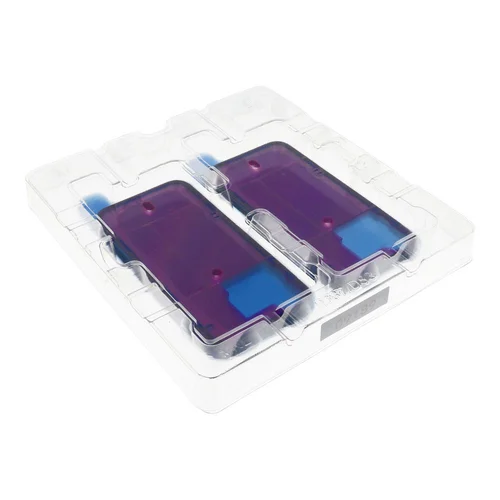 ServicePack 923-09185 lipni galinio stiklo plėvelė iPhone 15, 30 vnt. image 3