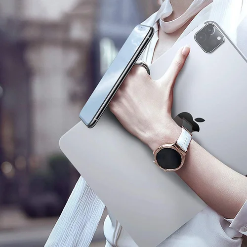 Tech-Protect magnetinis telefono žiedinis laikiklis, rožinės gėlės image 3