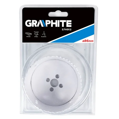 GRAPHITE Bi-metalinė gręžimo karūnėlė 86 mm image 2