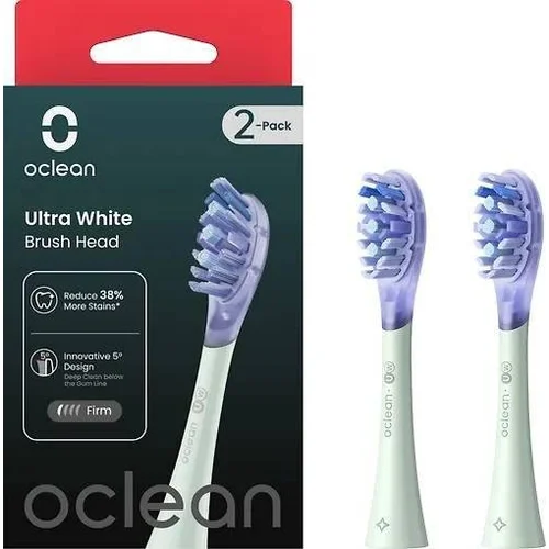 Oclean UW01 G02 dantų šepetėlio galvutės, 2 vnt., žalia image 3