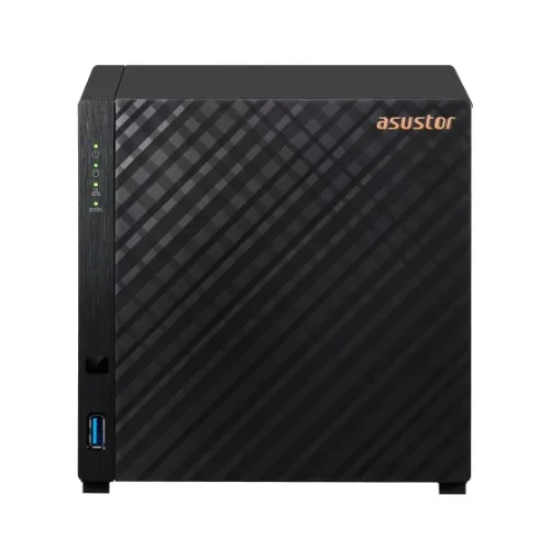 Asustor AS1204T NAS, 4 skyrių, 1 GB, juodas image 1
