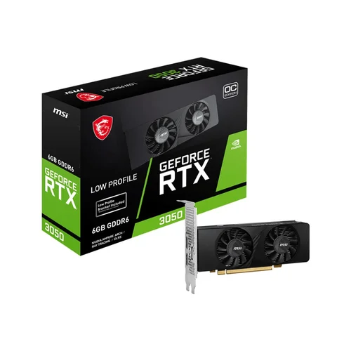 MSI GeForce RTX 3050 LP 6G OC 6 GB image 1