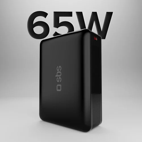 SBS 20 000 mAh PD 65 W išorinė baterija, juoda image 1
