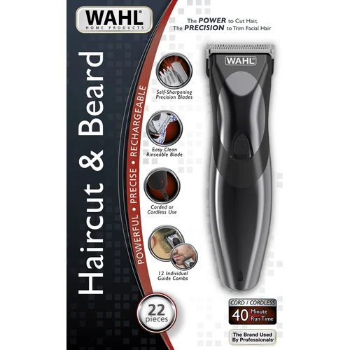 Wahl 9639-816 plaukų kirpimo mašinėlė, juoda image 2