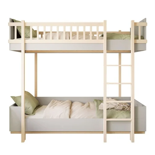 Vaikiška dviaukštė lova BASIC, 2 × 90 × 200 cm, kašmyro image 2