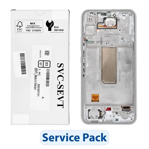 Samsung Galaxy A34 5G A346B Service Pack LCD ekranas, sidabrinis, GH82-31201B image 1