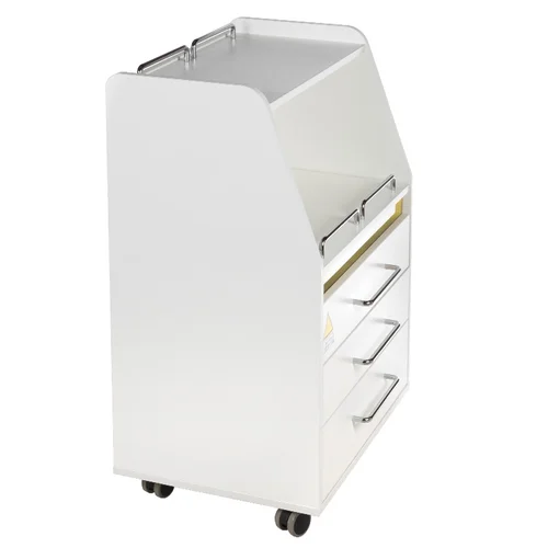 Beauty System 601 WHITE kosmetologinis vežimėlis su UV sterilizatoriumi image 2