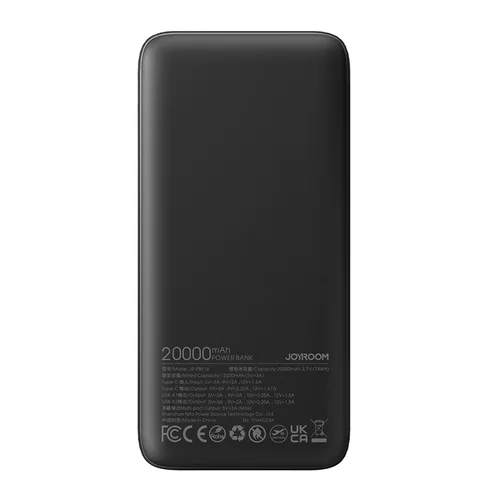 Joyroom JR-PBF16 20 000 mAh 22,5 W juoda išorinė baterija image 2