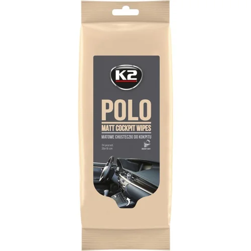 K2 POLO MAT drėgnos servetėlės, 24 vnt. image 1