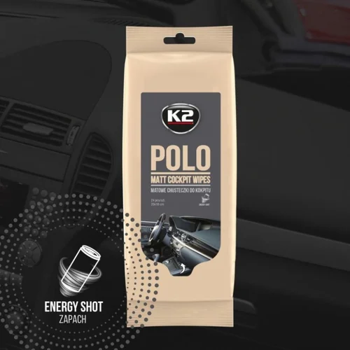 K2 POLO MAT drėgnos servetėlės, 24 vnt. image 3