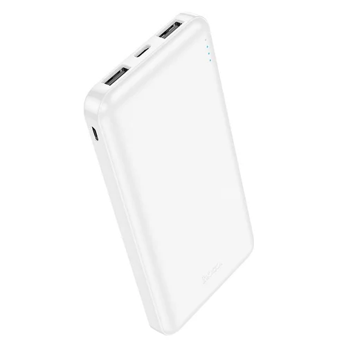 Hoco J100 išorinė baterija 10000 mAh, balta image 1