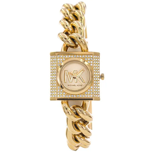 Michael Kors Chain Lock MK4711 auksinis moteriškas laikrodis image 1