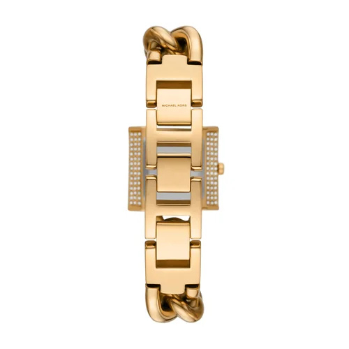 Michael Kors Chain Lock MK4711 auksinis moteriškas laikrodis image 2