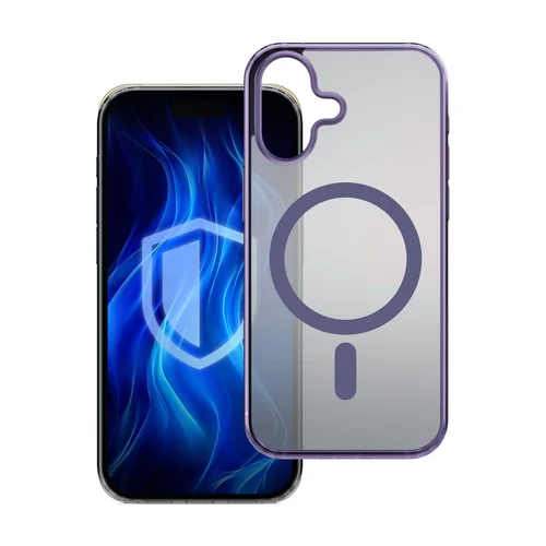 Apple iPhone 16 Plus 3mk Frosty MagCase4 violetinis dėklas image 2