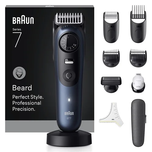 Barzdakirpė Braun BT7540, mėlyna image 1