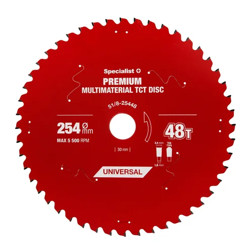 Specialist+ Pjovimo diskas 254x48Tx30mm Multimaterial PREMIUM image 2