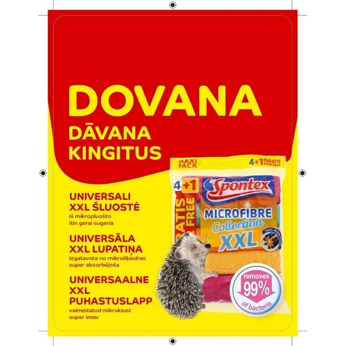 Spontex Grindų valymo rinkinys, 4 L kibiras, Mėlynas image 3