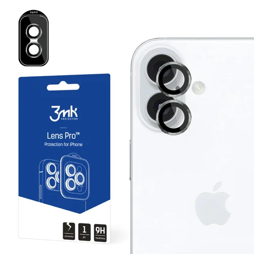 3mk Lens Protection Pro, žalia, iPhone 16/16 Plus image 1