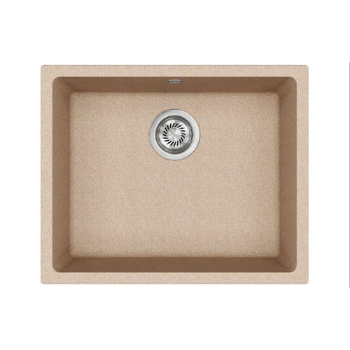 HELIKA FORMA SQF103-110W Virtuvės plautuvė, Smėlio spalva image 2