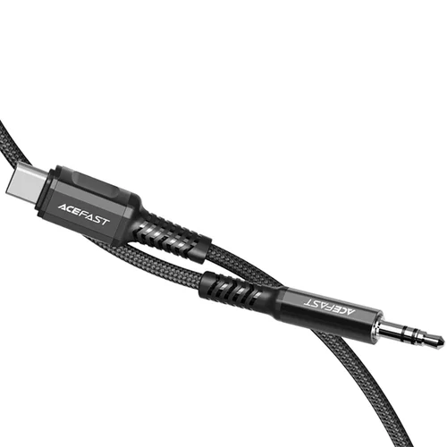 Acefast C1-08 garso kabelis USB Type-C–3,5 mm, 1,2 m, juodas image 3