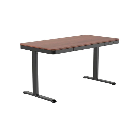 ACTIVEJET ET119S elektrinis stalas 120 × 60 cm, juodas/šviesiai rudas image 1