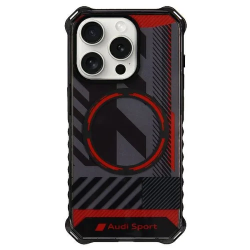 Audi IML Sport MagSafe dėklas iPhone 15 Pro Max, juodas image 1