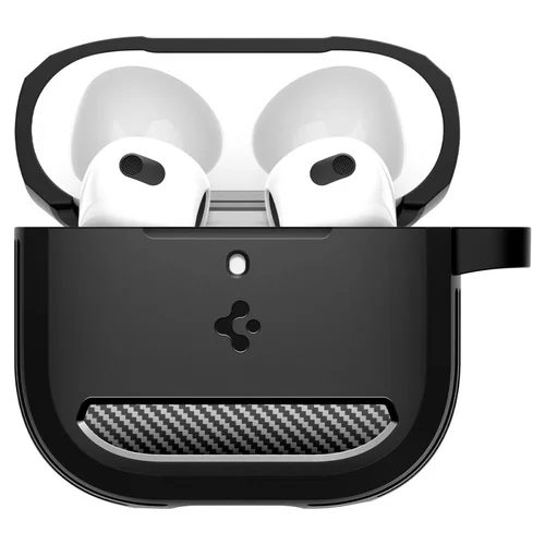 Spigen Rugged Armor dėklas AirPods 4, juodas image 3