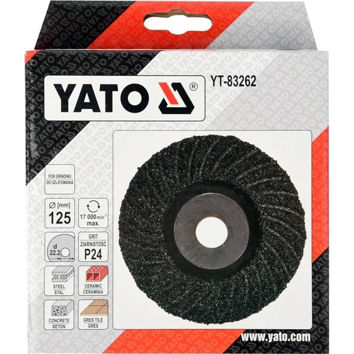 YATO YT-83262 elastinis šlifavimo diskas P24, 125 mm image 2
