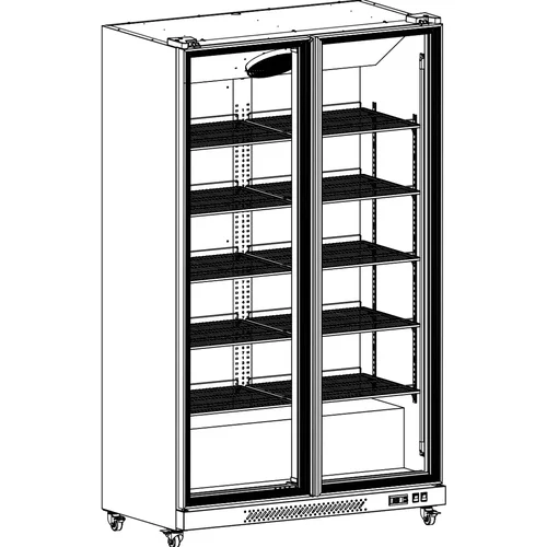 GUZZANTI GZ 798 šaldytuvas-vitrina, 798 L image 3