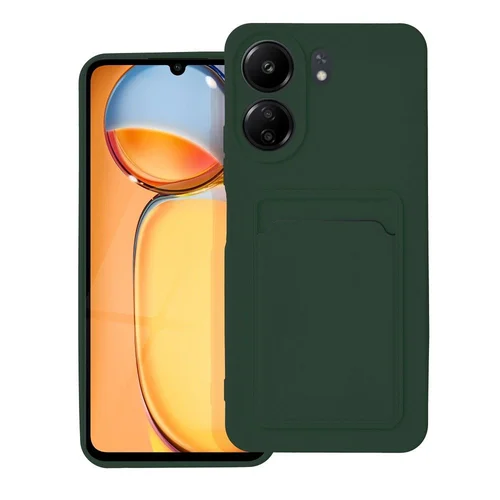 Xiaomi Redmi 13C / POCO C65 žalias silikoninis kortelių dėklas image 1