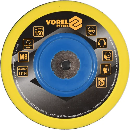VOREL 81115 Velcro padas, 150 mm, 6 mm image 2