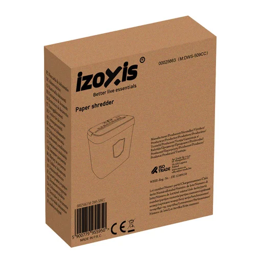 IZOXIS 25663 dokumentų smulkintuvas 12,5 l image 3
