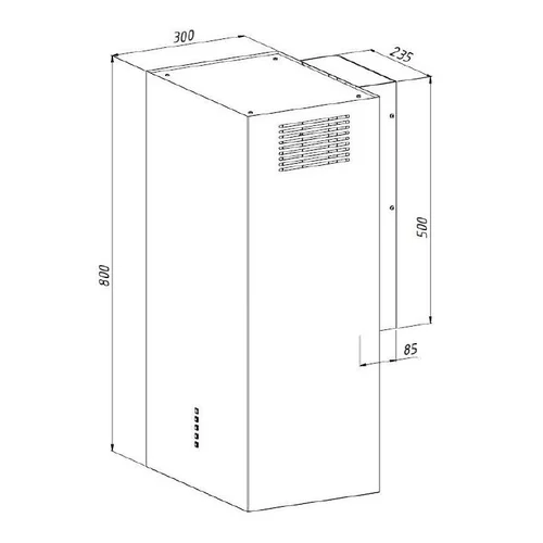 Akpo WK-12 Carmen T800 baltas pusiau matinis LED gartraukis image 2