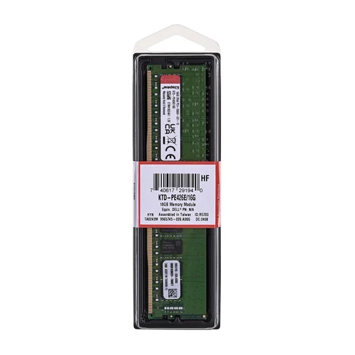 Kingston Dell 16 GB DDR4-2666 ECC UDIMM atminties modulis image 3