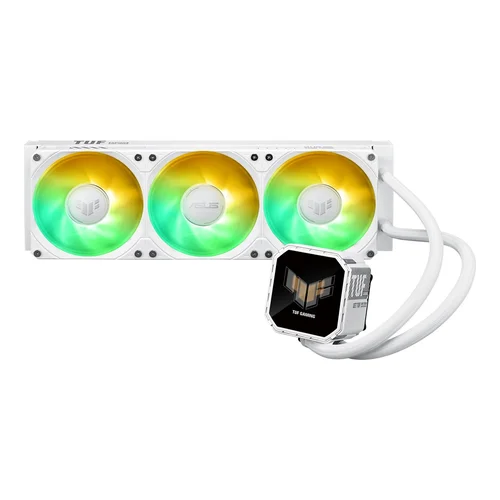 ASUS TUF Gaming LC III 360 ARGB LCD baltas skysčio aušintuvas image 2