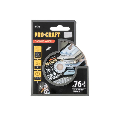 Karbidinis pjovimo diskas ProCraft WC76 image 3