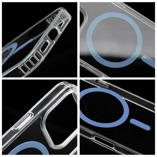 Spalvotas Drop Glue dėklas iPhone 17 Pro, šviesiai mėlynas image 1