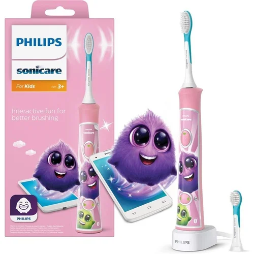 Philips Sonicare HX6352/42 elektrinis dantų šepetėlis, rožinis image 1
