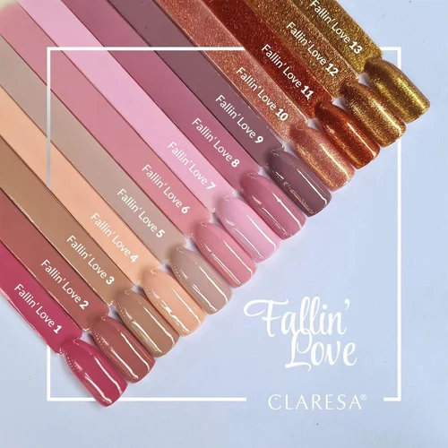 CLARESA FALLIN'LOVE 9 hibridinis nagų lakas, 5 g image 2