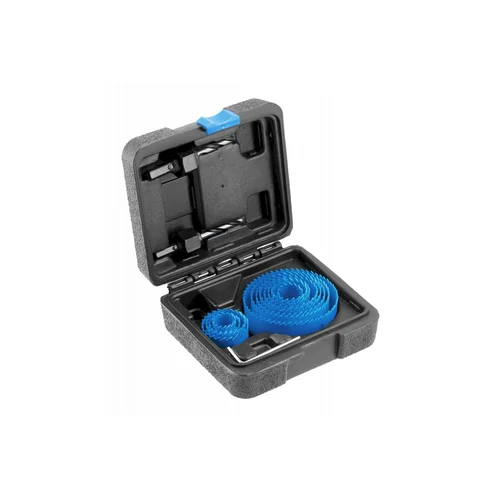 Hogert technik Medžio gręžimo karūnų komplektas 19-75mm 14 dalių image 1