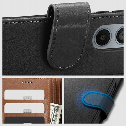 Tech-Protect piniginės dėklas Samsung Galaxy A16, juodas image 3