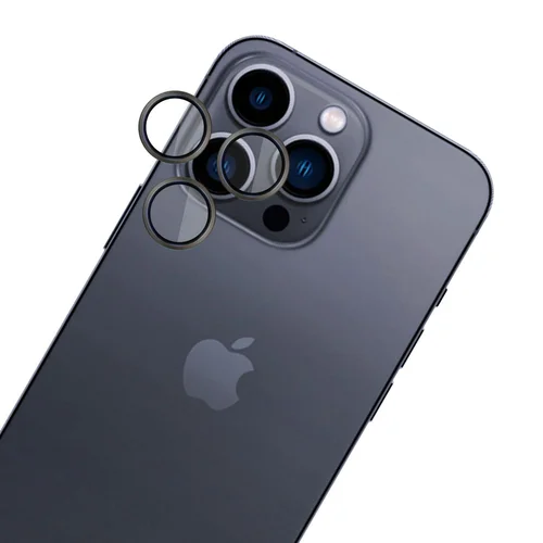 HARDY Pro objektyvo apsauga iPhone 16 Pro/Pro Max, titano pilka image 2