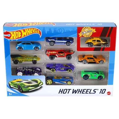 Mattel Hot Wheels 54886, 10 vnt., 1:64 skala image 1