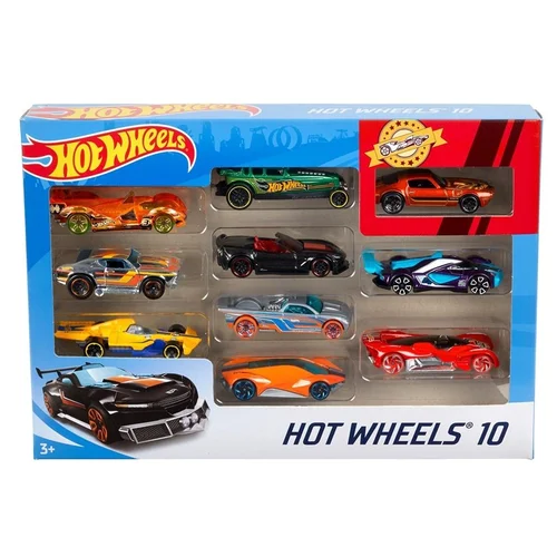 Mattel Hot Wheels 54886, 10 vnt., 1:64 skala image 3