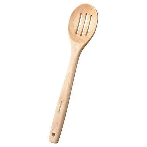 Fiskars Folken medinis šaukštas 6,8 cm pločio su grioveliais image 2
